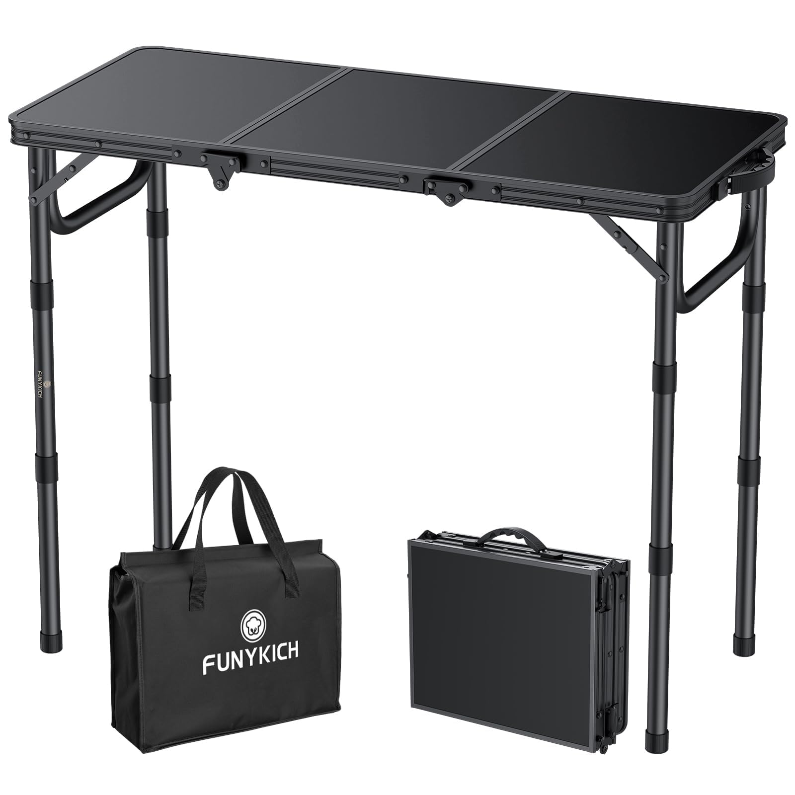 Amazon.com: FUNYKICH 3ft Portable Small Folding Table L34.2''xW15